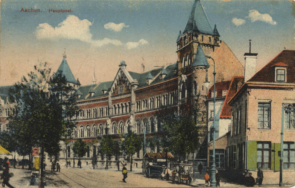 Aachen, a major city near the Dutch and Belgian borders that had escaped wartime destruction for much of its history, was attacked relatively early, in the spring of 1940.