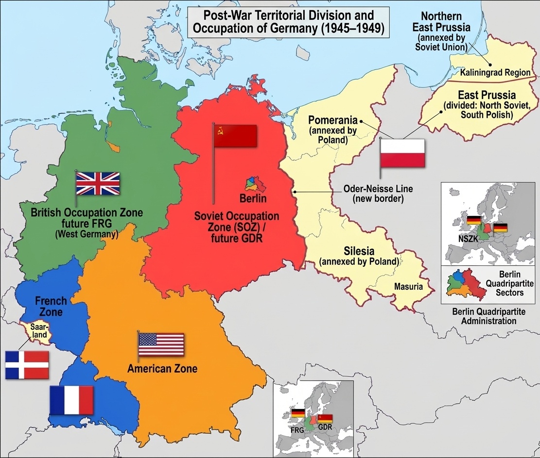 Germany in the years of destruction — historical image