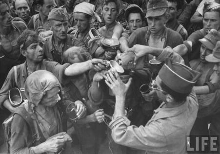 French and African camps — historical image